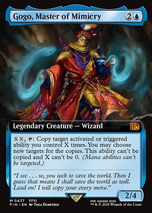 Magic the Gathering Card - Gogo, Master of Mimicry - MTG Circle