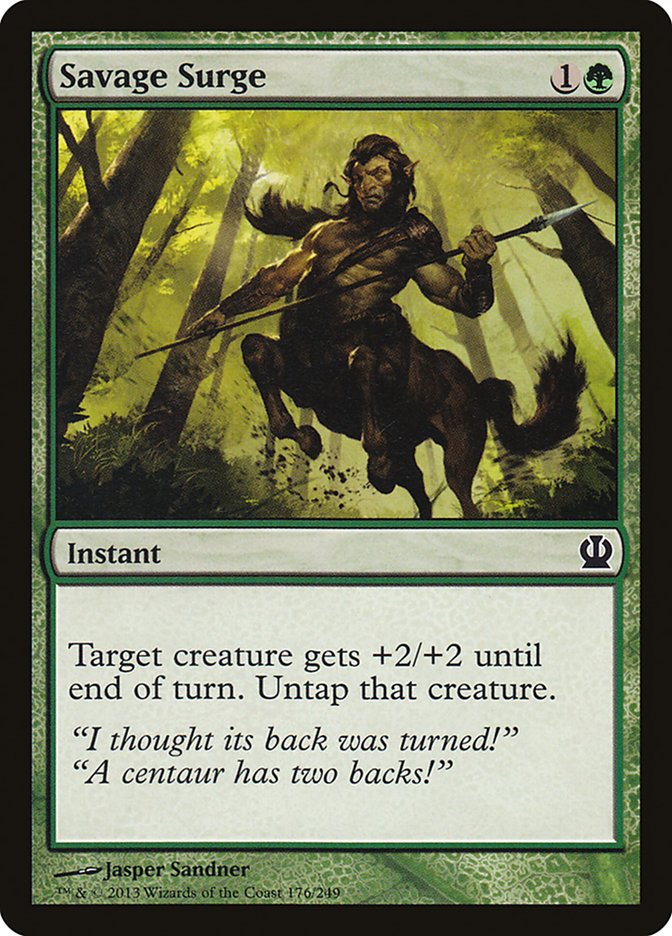 Magic the Gathering Card - Savage Surge - MTG Circle