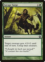 Magic the Gathering Card - Savage Surge - MTG Circle