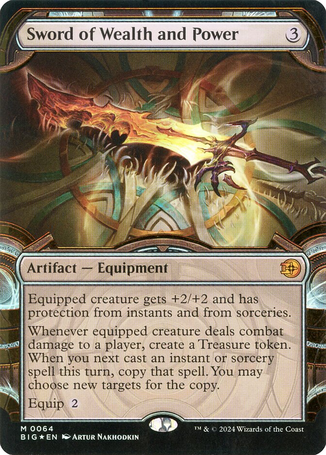 Magic the Gathering Card - Sword of Wealth and Power - MTG Circle