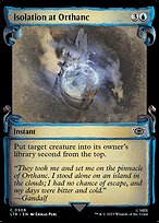 Magic the Gathering Card - Isolation at Orthanc - MTG Circle