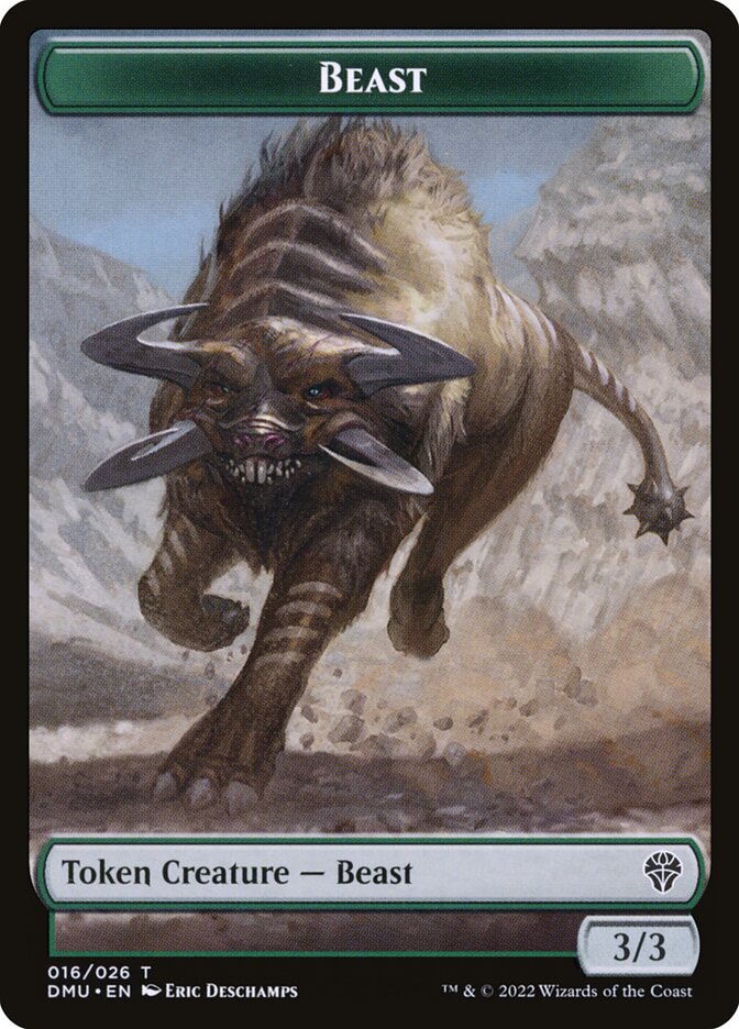Magic the Gathering Card - Beast - MTG Circle