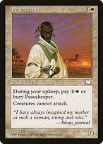 Magic the Gathering Card - Peacekeeper - MTG Circle