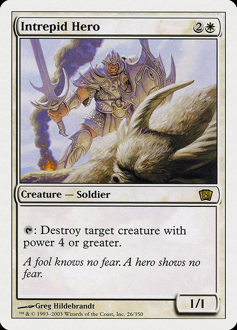 Magic the Gathering Card - Intrepid Hero - MTG Circle