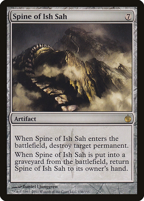 Magic the Gathering Card - Spine of Ish Sah - MTG Circle