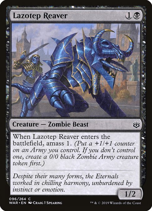 Magic the Gathering Card - Lazotep Reaver - MTG Circle