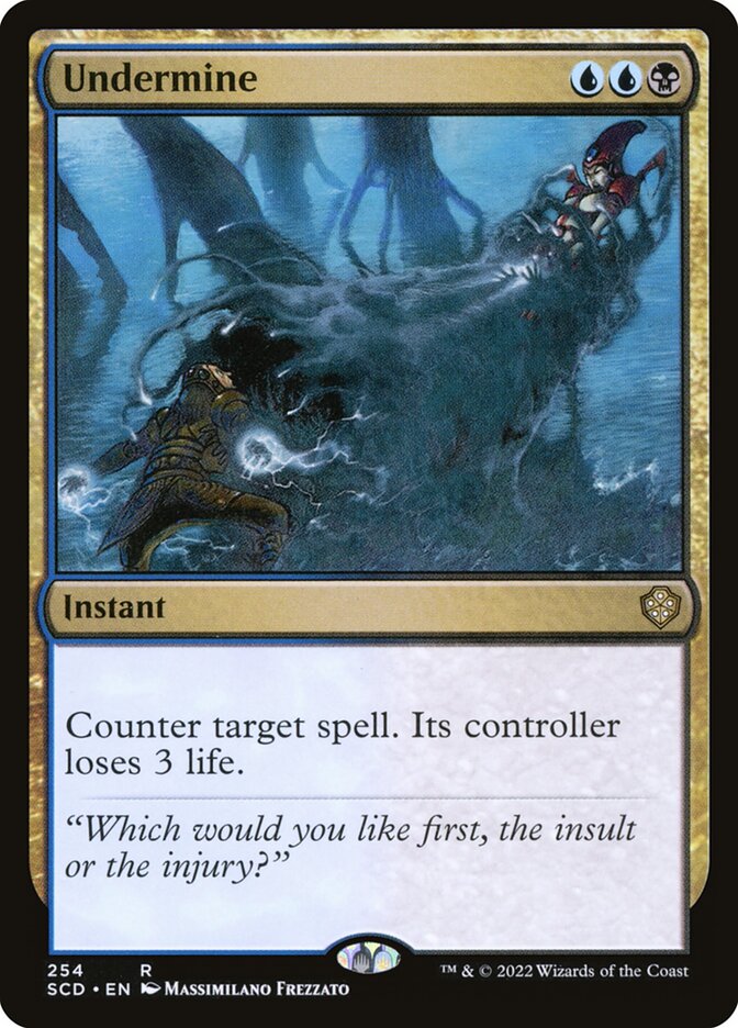Magic the Gathering Card - Undermine - MTG Circle