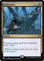 Magic the Gathering Card - Undermine - MTG Circle