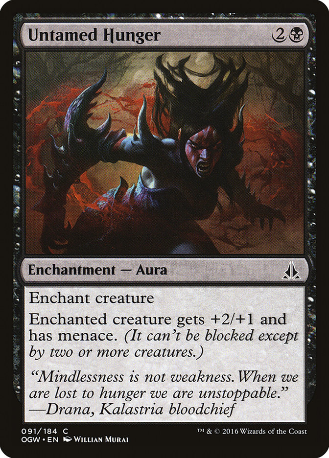 Magic the Gathering Card - Untamed Hunger - MTG Circle