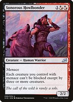 Magic the Gathering Card - Sonorous Howlbonder - MTG Circle
