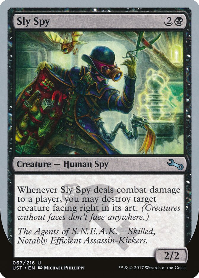Magic the Gathering Card - Sly Spy - MTG Circle