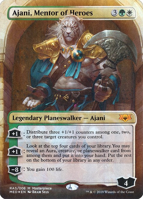 Magic the Gathering Card - Ajani, Mentor of Heroes - MTG Circle