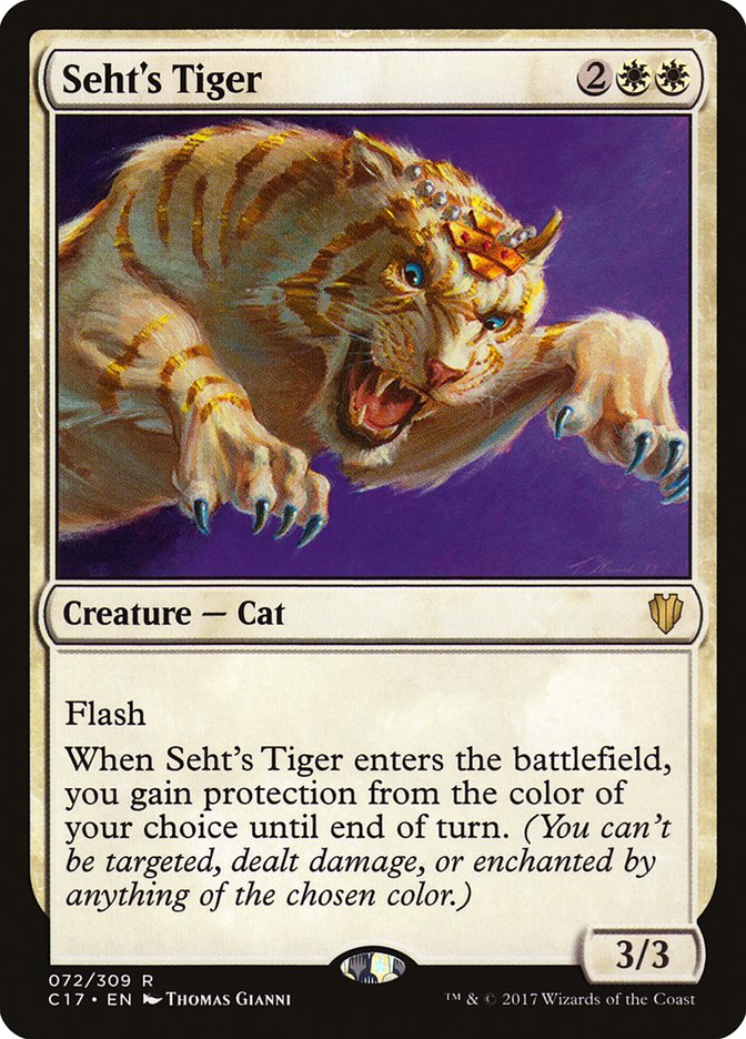 Magic the Gathering Card - Seht's Tiger - MTG Circle