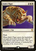 Magic the Gathering Card - Seht's Tiger - MTG Circle