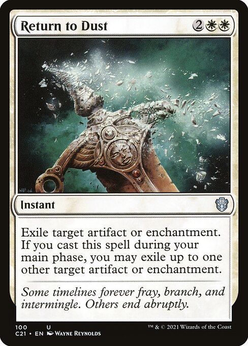 Magic the Gathering Card - Return to Dust - MTG Circle