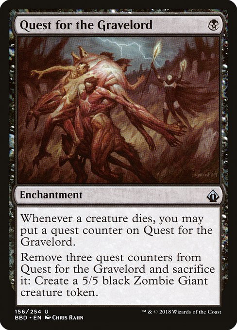 Magic the Gathering Card - Quest for the Gravelord - MTG Circle