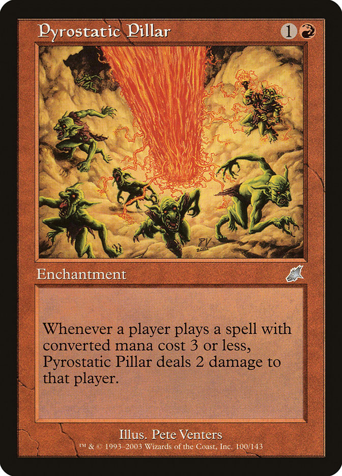 Magic the Gathering Card - Pyrostatic Pillar - MTG Circle