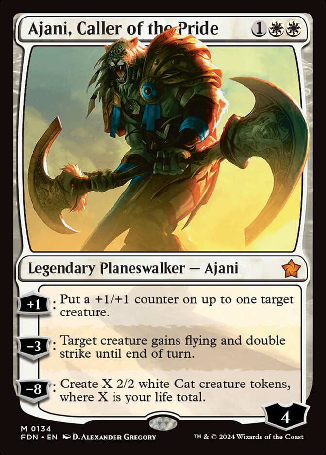 Magic the Gathering Card - Ajani, Caller of the Pride - MTG Circle