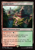Magic the Gathering Card - Cinder Glade - MTG Circle