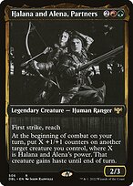 Magic the Gathering Card - Halana and Alena, Partners - MTG Circle