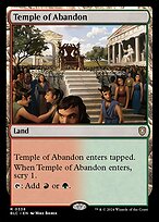 Magic the Gathering Card - Temple of Abandon - MTG Circle