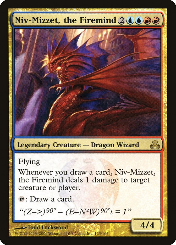 Magic the Gathering Card - Niv-Mizzet, the Firemind - MTG Circle
