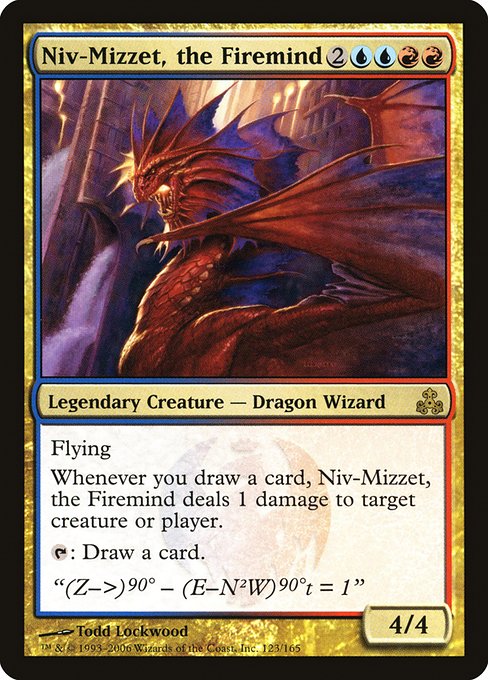 Magic the Gathering Card - Niv-Mizzet, the Firemind - MTG Circle
