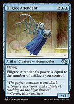 Magic the Gathering Card - Filigree Attendant - MTG Circle