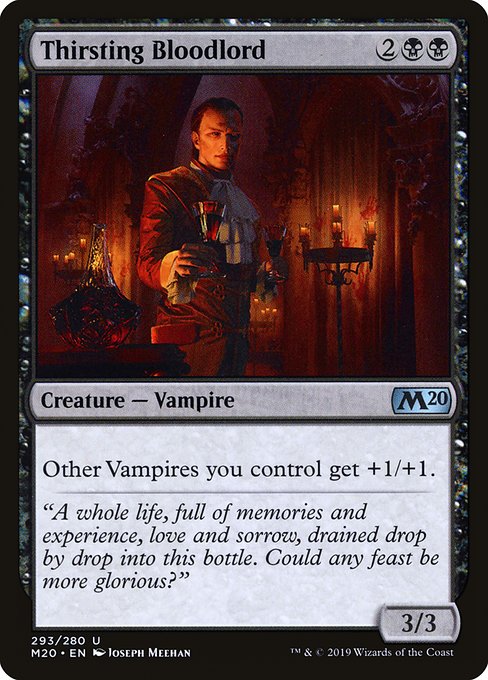 Magic the Gathering Card - Thirsting Bloodlord - MTG Circle