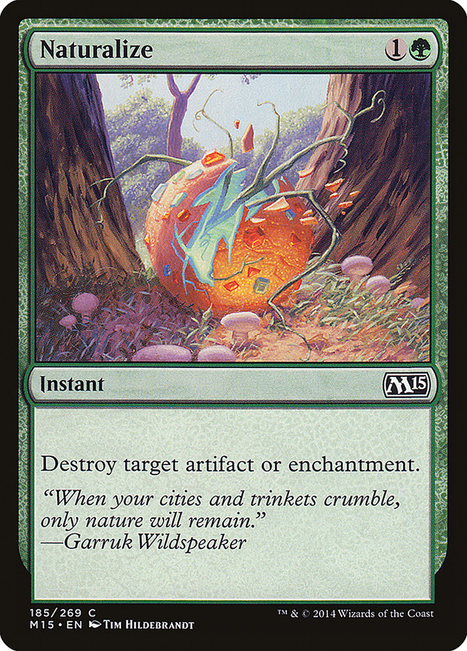 Magic the Gathering Card - Naturalize - MTG Circle