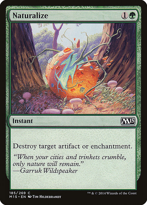Magic the Gathering Card - Naturalize - MTG Circle