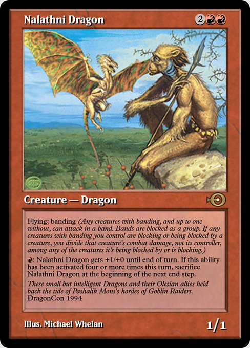Magic the Gathering Card - Nalathni Dragon - MTG Circle