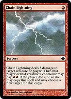 Magic the Gathering Card - Chain Lightning - MTG Circle