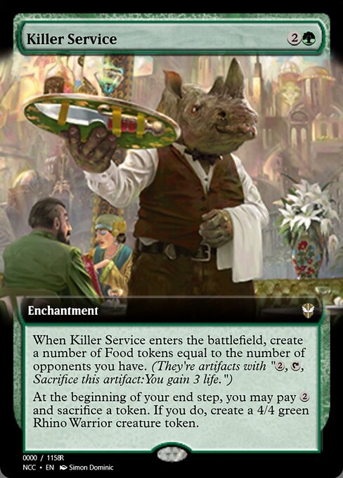 Magic the Gathering Card - Killer Service - MTG Circle