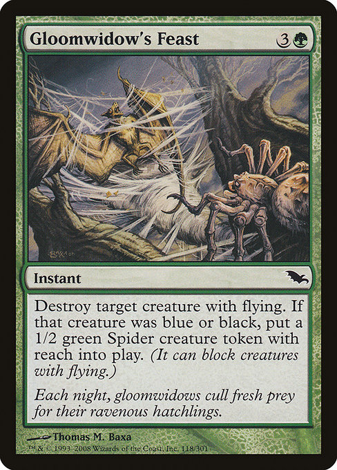 Magic the Gathering Card - Gloomwidow's Feast - MTG Circle