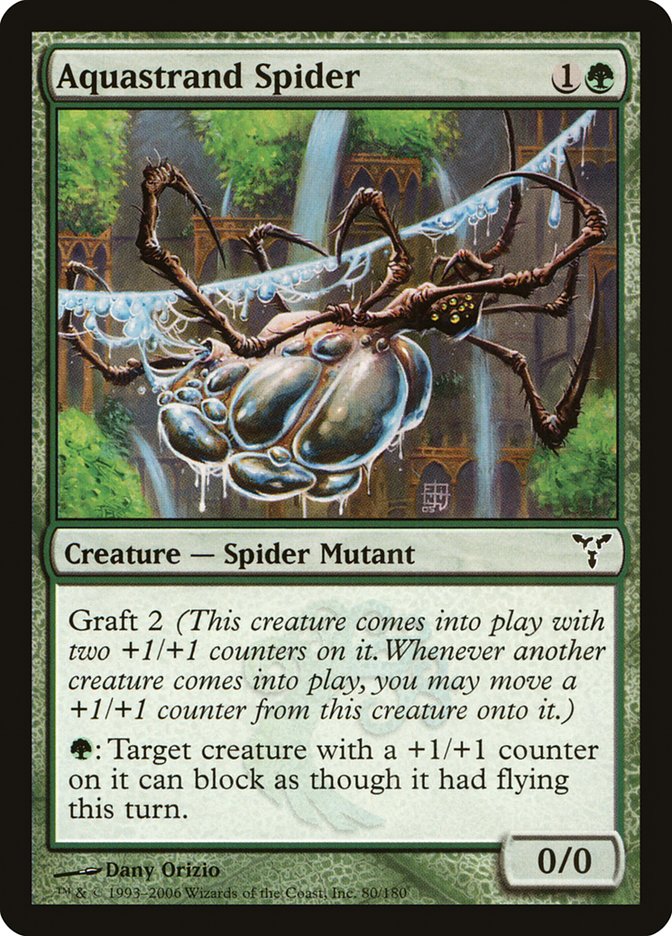 Magic the Gathering Card - Aquastrand Spider - MTG Circle