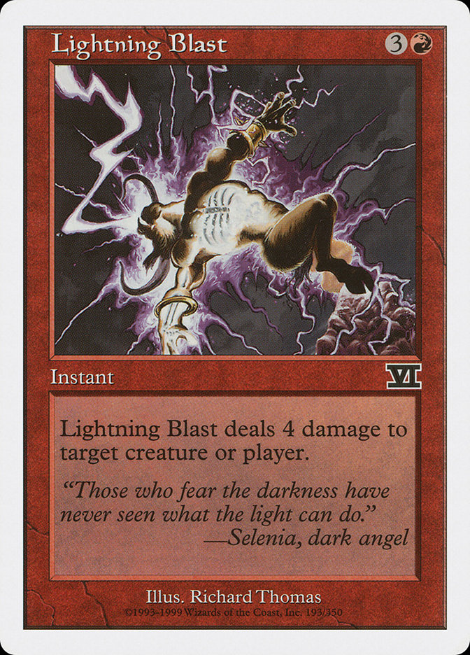 Magic the Gathering Card - Lightning Blast - MTG Circle