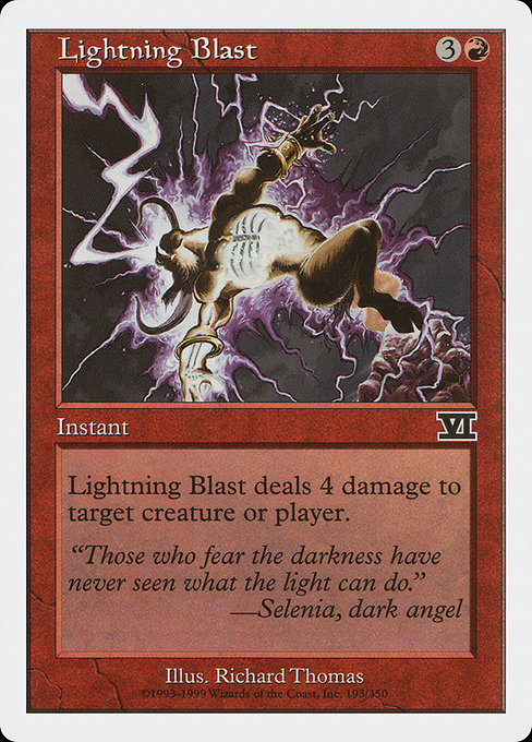 Magic the Gathering Card - Lightning Blast - MTG Circle