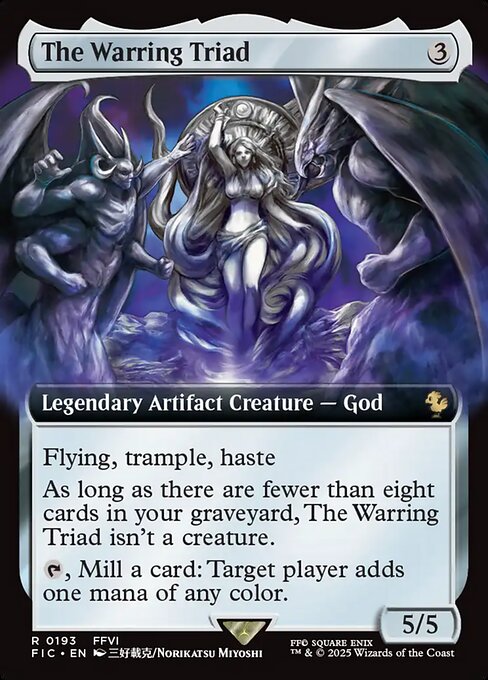 Magic the Gathering Card - The Warring Triad - MTG Circle