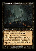 Magic the Gathering Card - Chthonian Nightmare - MTG Circle