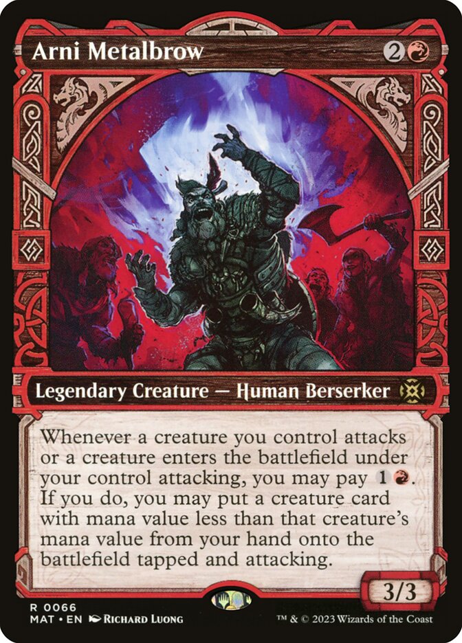 Magic the Gathering Card - Arni Metalbrow - MTG Circle