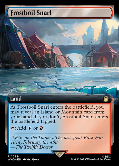 Magic the Gathering Card - Frostboil Snarl - MTG Circle
