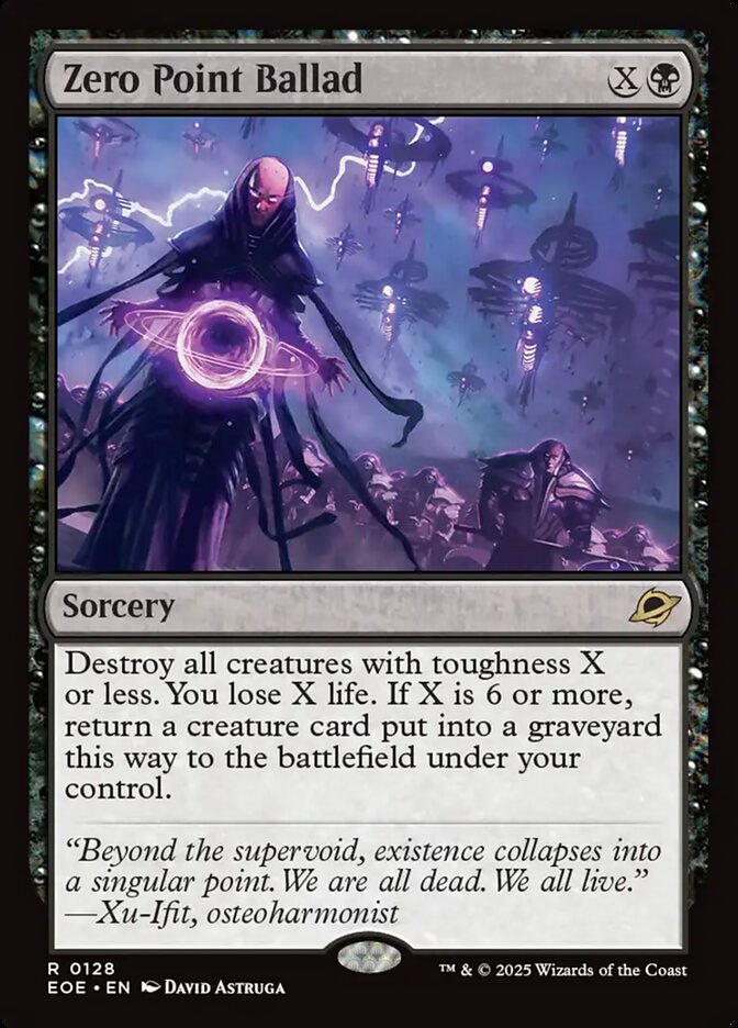Magic the Gathering Card - Zero Point Ballad - MTG Circle