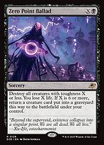 Magic the Gathering Card - Zero Point Ballad - MTG Circle