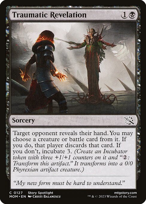 Magic the Gathering Card - Traumatic Revelation - MTG Circle