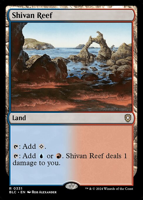 Magic the Gathering Card - Shivan Reef - MTG Circle