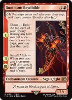 Magic the Gathering Card - Summon: Brynhildr - MTG Circle