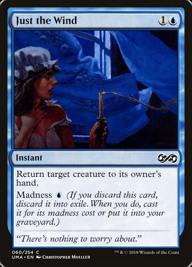 Magic the Gathering Card - Just the Wind - MTG Circle