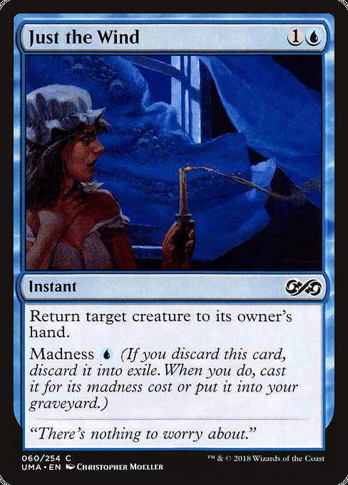 Magic the Gathering Card - Just the Wind - MTG Circle