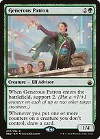 Magic the Gathering Card - Generous Patron - MTG Circle